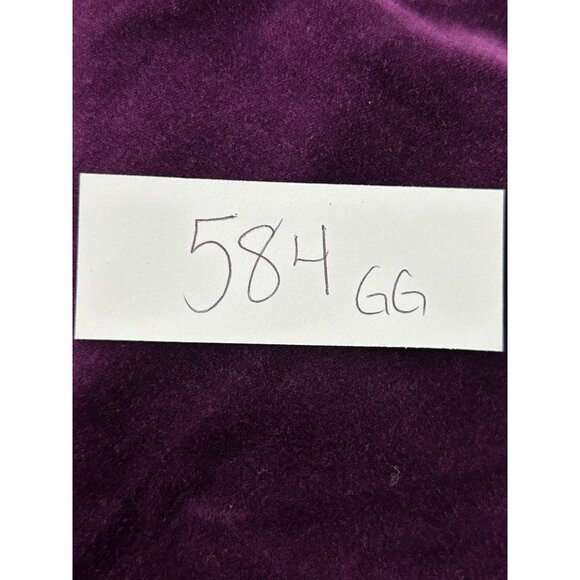 DG2 by Diane Gilman Flat Front Velvet Pants Purple Plus Size 20W Classic NWT - Picture 9 of 10